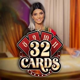 32 Cards slot visual from Ezugi available on fambetscasino.com