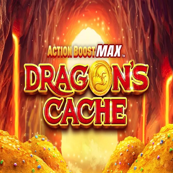 Action Boost Max Dragon's Cache game by SpinPlay Games – logo hosted on Fambet Casino
