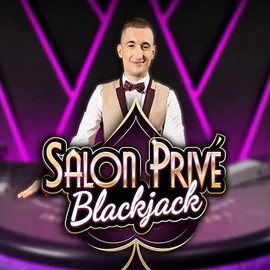 Blackjack Salon Privé online game logo by Ezugi on fambetscasino.com