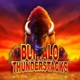 Buffalo Thunderstacks online game logo by Amatic Industries on fambetscasino.com