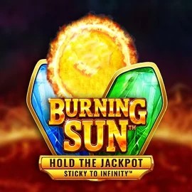 Burning Sun slot logo by Wazdan at Fambet Casino