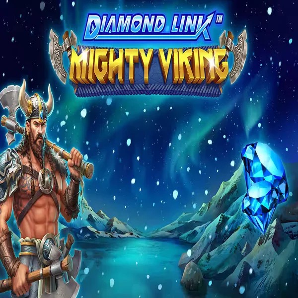 Diamond Link Mighty Viking slot logo by Greentube at Fambet Casino