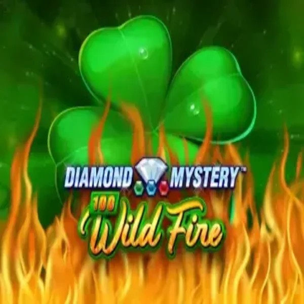 Diamond Mystery 100 Wild Fire by Greentube, showcased at fambetscasino.com – game logo