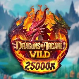 Dragons of Arcane Wild logo by Foxium Fambet Casino