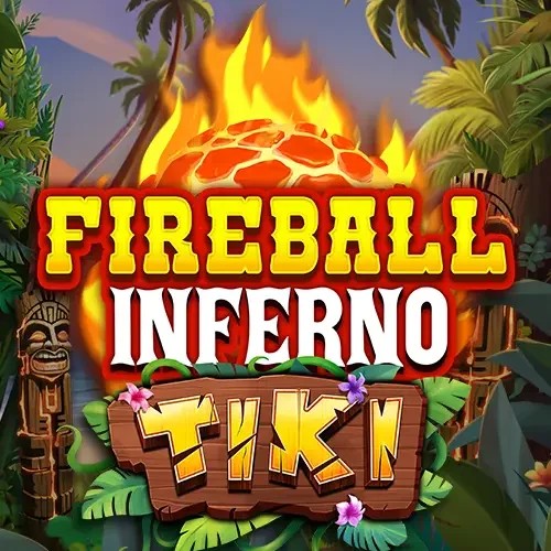 Fireball Inferno Tiki casino game by NetEnt – featured logo at Fambet Casino
