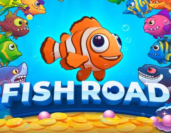 Fish Road casino game by InOut – featured logo at Fambet Casino