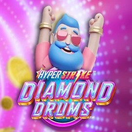 Hyper Strike Diamond Drums slot visual from Gameburger Studios available on fambetscasino.com