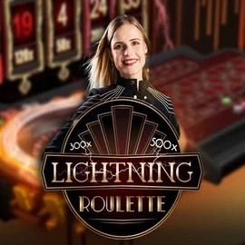 Lightning Roulette slot icon by Evolution, available at Fambet Casino