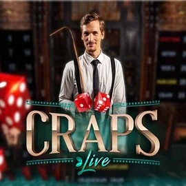 Official Live Casino logo: Live Craps by Evolution at Fambet Casino