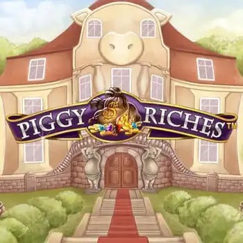 Piggy Riches by NetEnt, showcased at fambetscasino.com – game logo