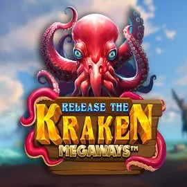 Release the Kraken Megaways logo by Pragmatic Play at Fambet Casino