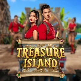 Treasure Island logo by Pragmatic Play at Fambet Casino