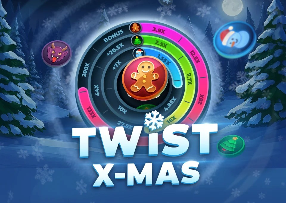 Twist X-mas logo by InOut Fambet Casino