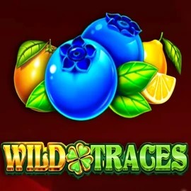 Wild Traces slot logo by Amusnet Interactive at Fambet Casino
